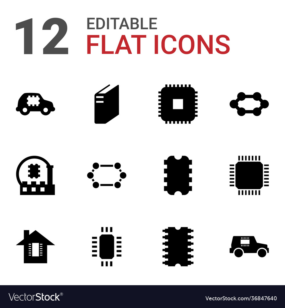 Microchip icons