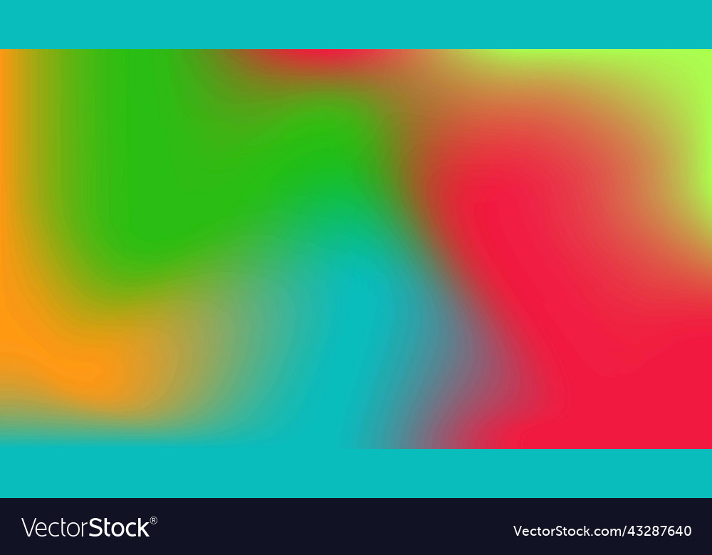 Rainbow gradient background vector image Rainbow gradient background