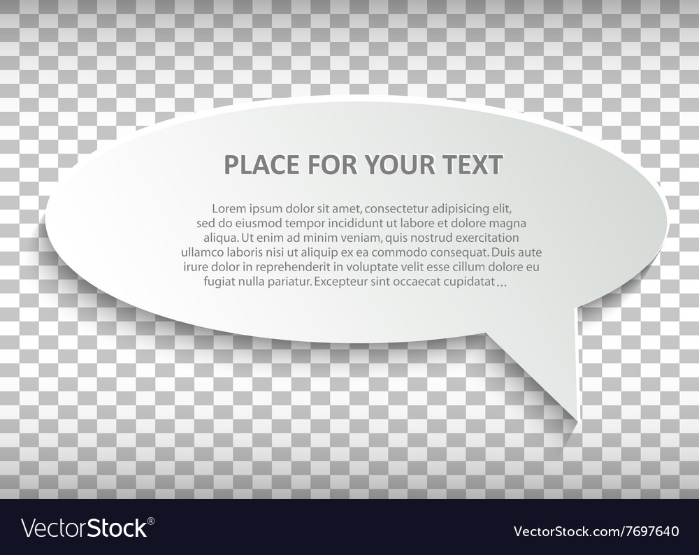 Speech bubble