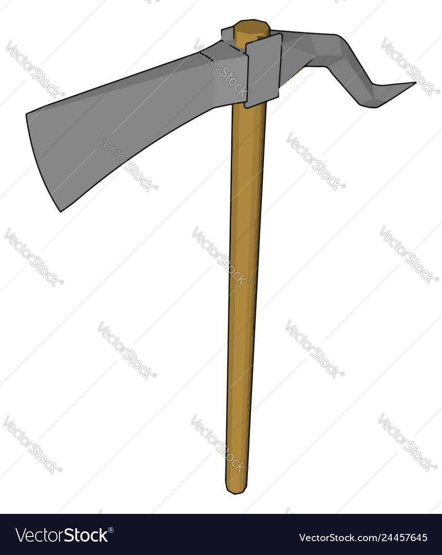 An implement sketch or color