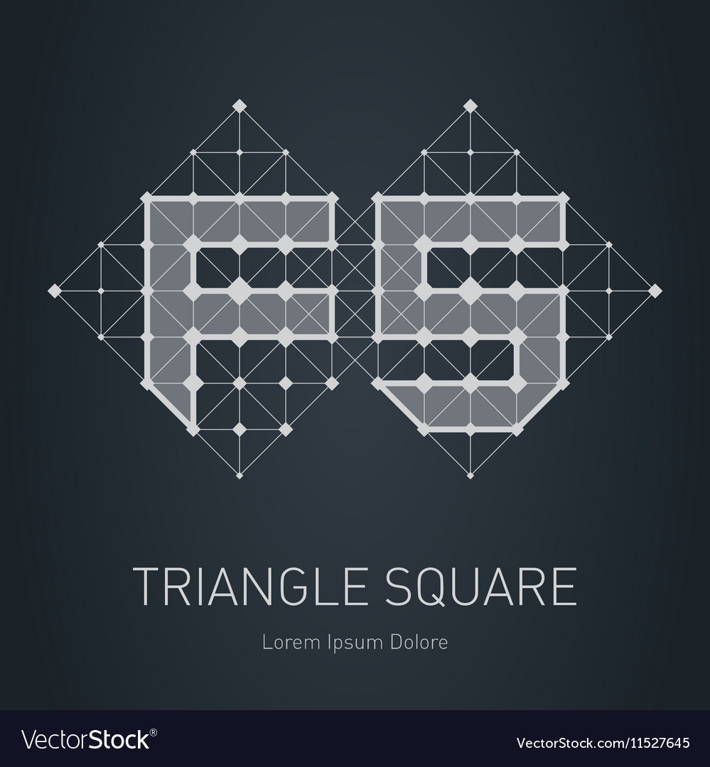 Fs initial logo f and 5 logotype design element
