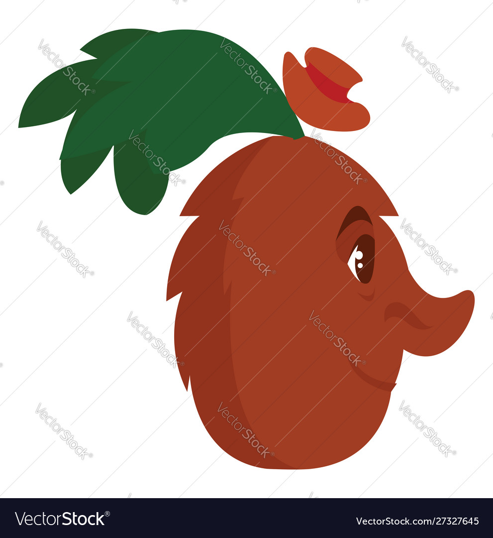 Pineapple on white background