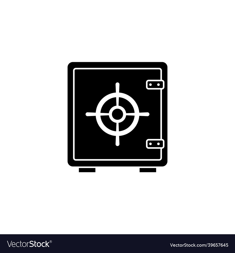 Safe box icon design template