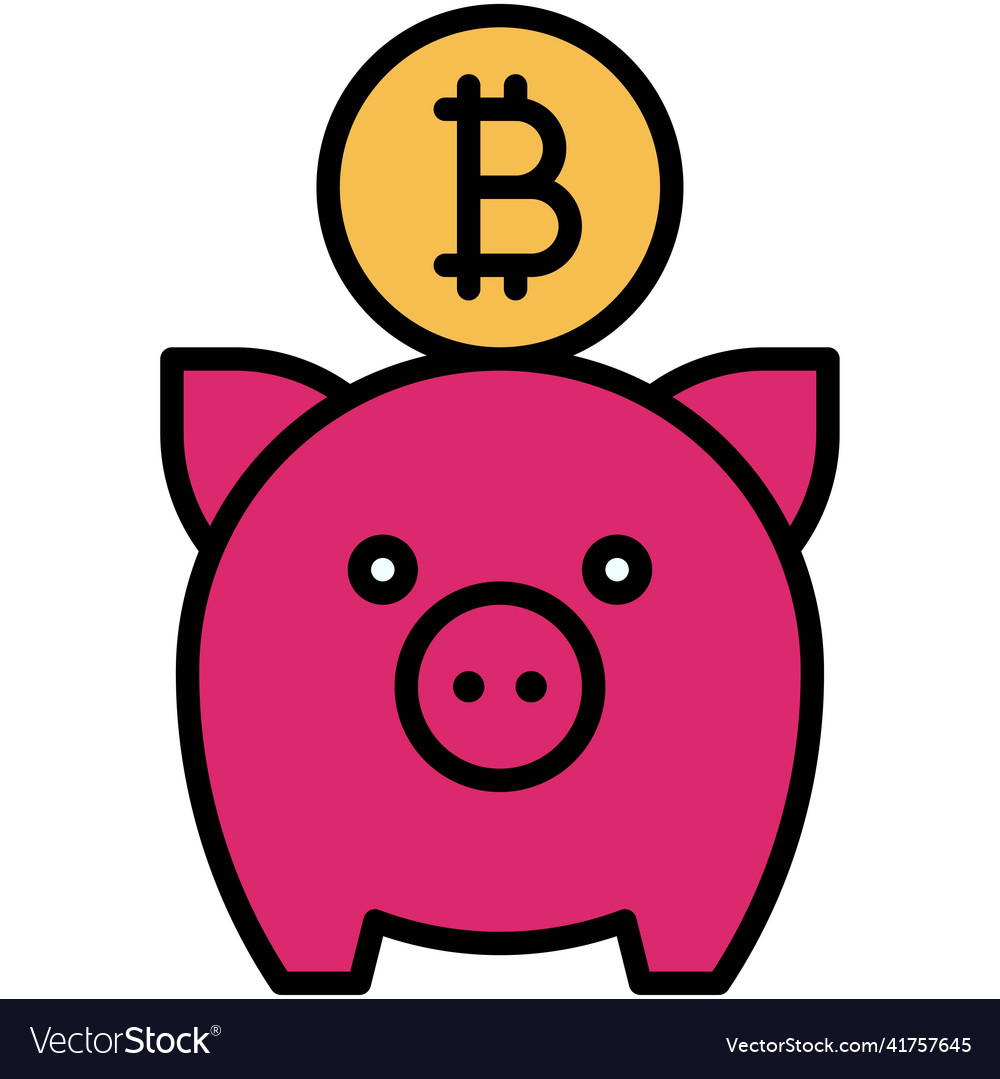 Saving icon bitcoin related