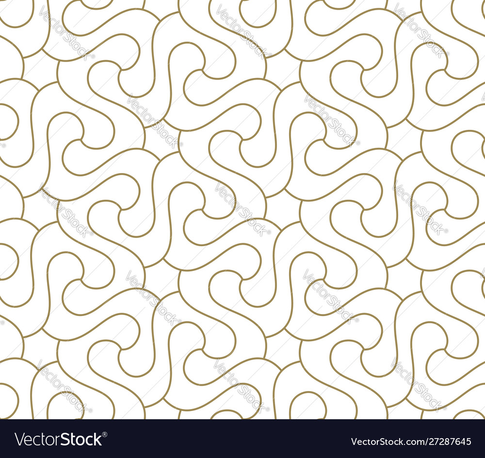 Seamless pattern with abstract geometric line vector image Seamless pattern with abstract geometric line