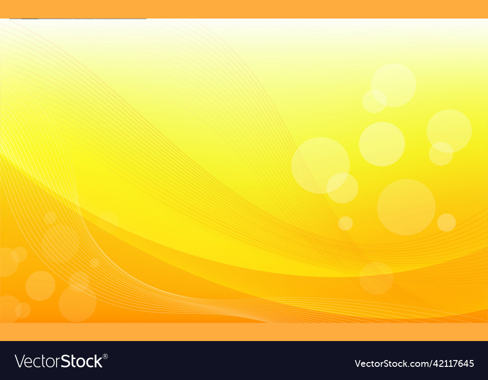 Soft orange wave abstract background with shapes Vector Image Soft orange wave abstract background with shapes
