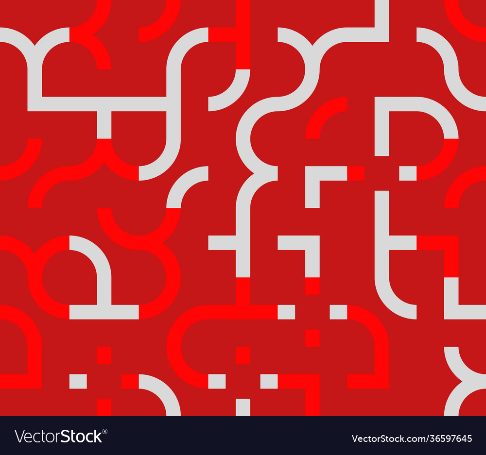 Warm colored circular pattern design vector image Warm colored circular pattern design