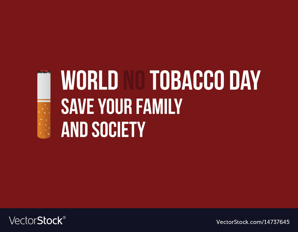 World No Tobacco Day Style Banner Collection Vector Image