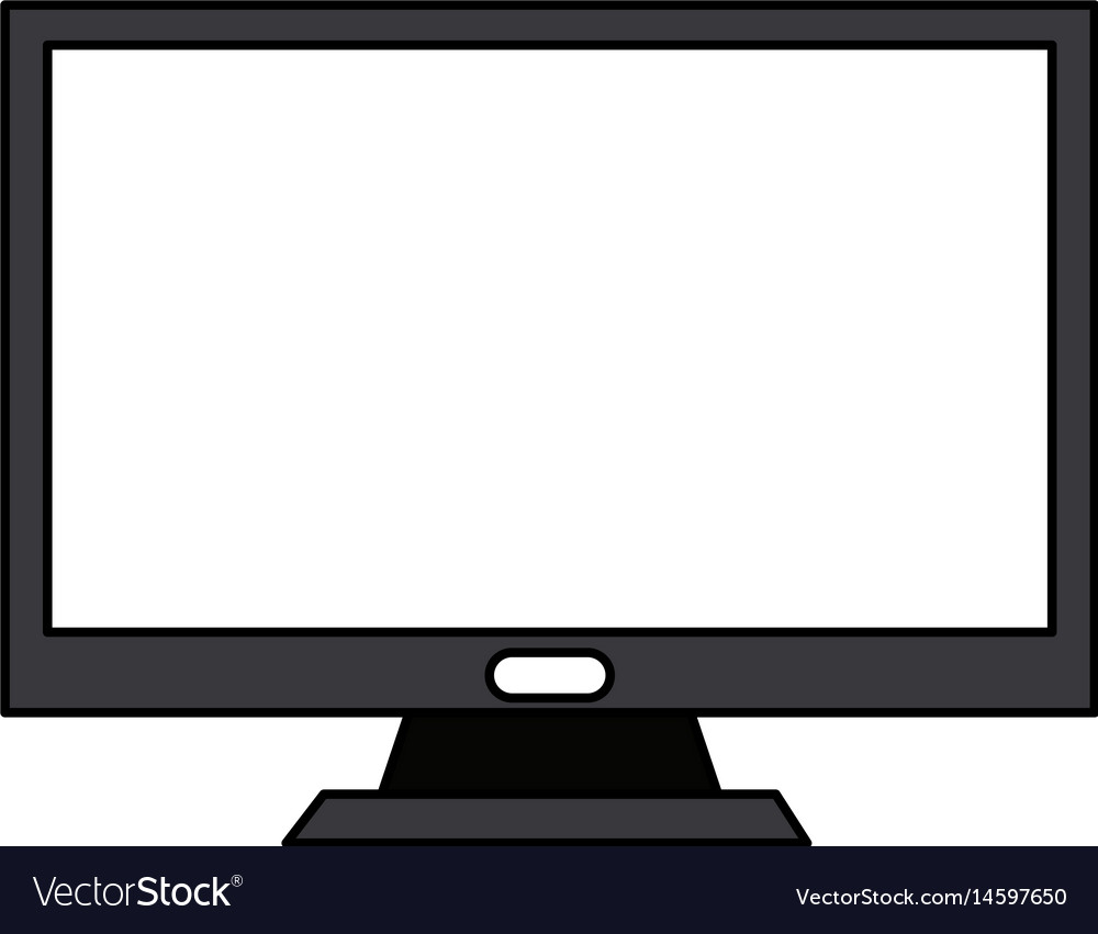 Color image realistic lcd monitor desk computer