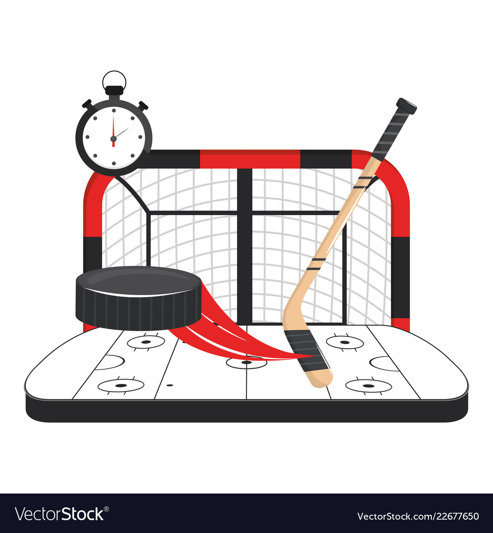 Ice hockey cartoon Royalty Free Vector Image - VectorStock