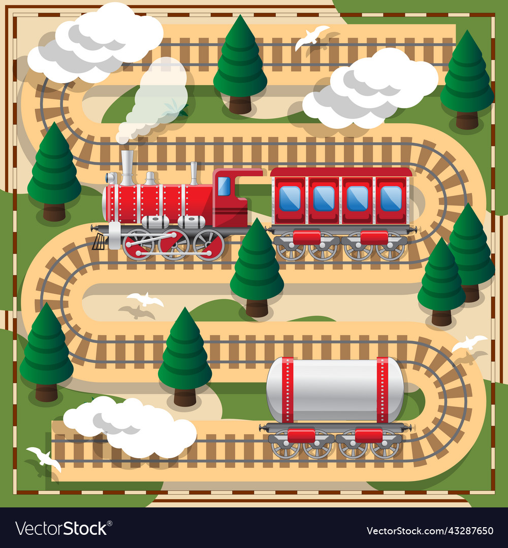 Railway Royalty Free Vector Image - VectorStock