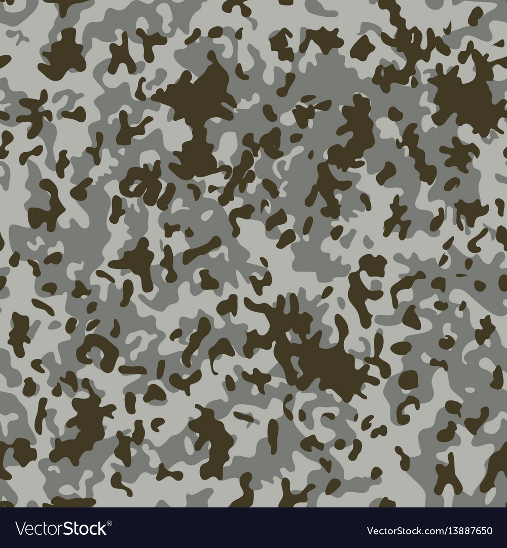 Snow flectarn camouflage seamless patterns Vector Image