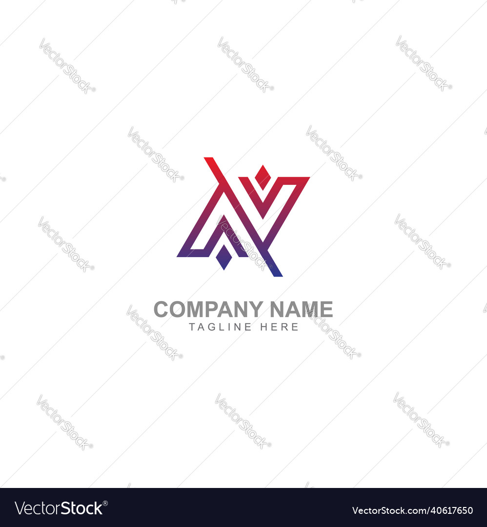 V letter circle logo Royalty Free Vector Image