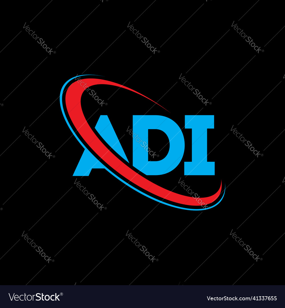 Adi logo letter letter logo design Royalty Free Vector Image