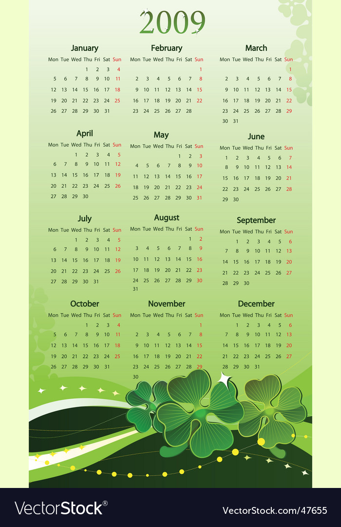 Calendar Royalty Free Vector Image - VectorStock