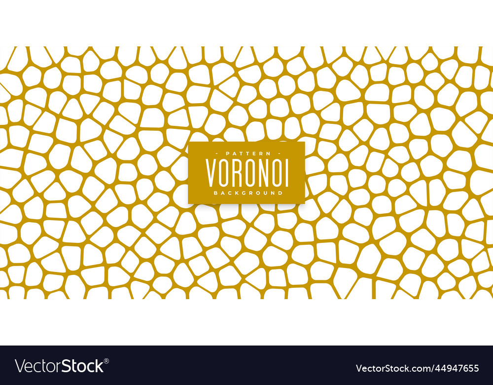 Classic voronoi pattern texture background