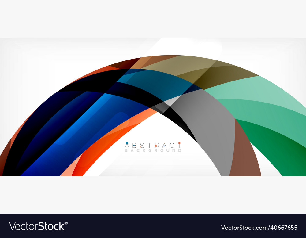 Geometric abstract background circle created Vector Image Geometric abstract background circle created