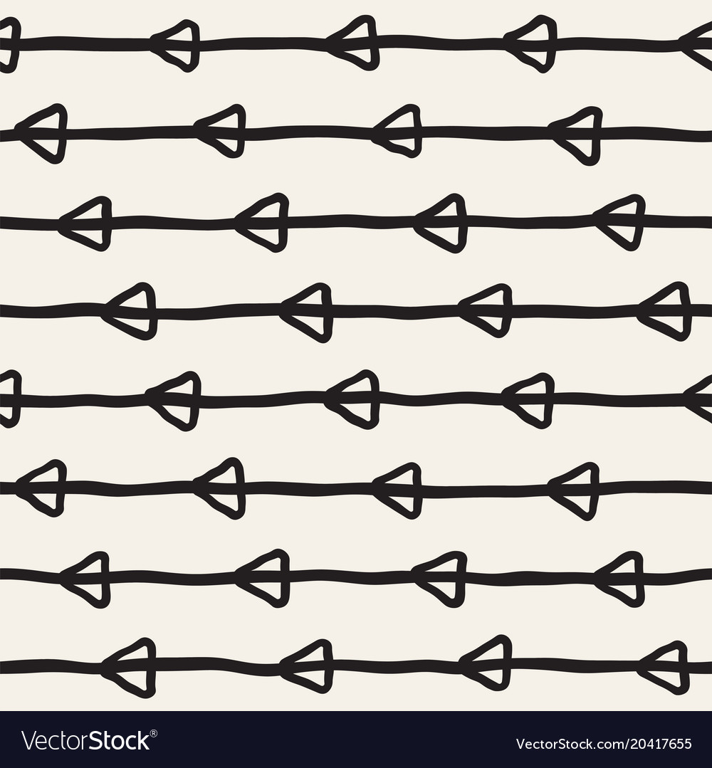 Hand drawn lines seamless grungy pattern abstract