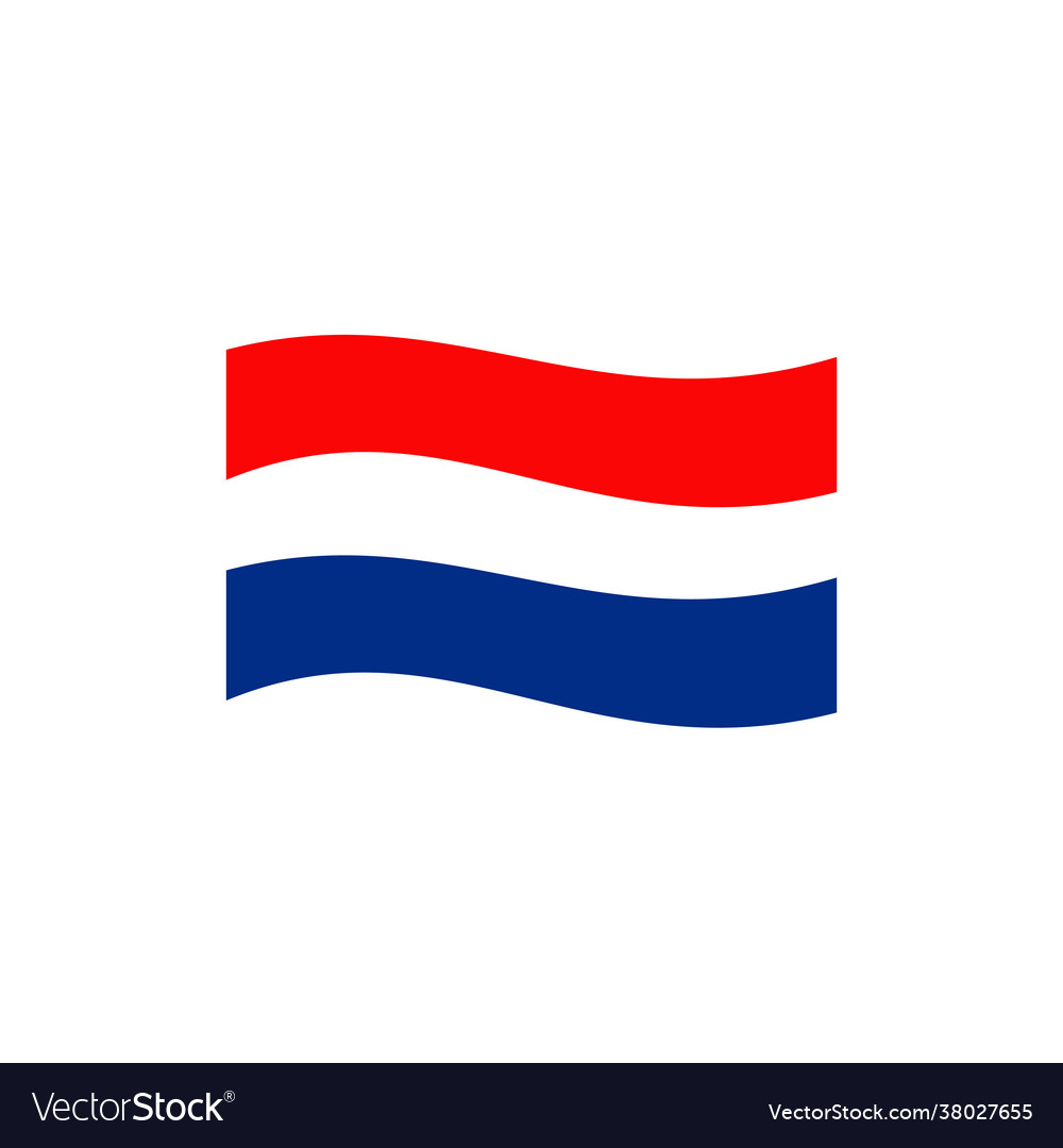 Netherland Flag Symbol Logo Design Template