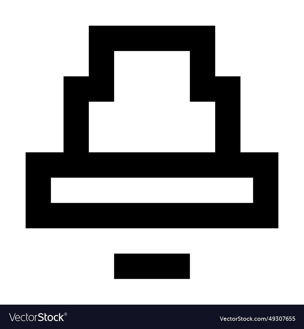 Notification icon suitable for website ui design vector image Notification icon suitable for website ui design