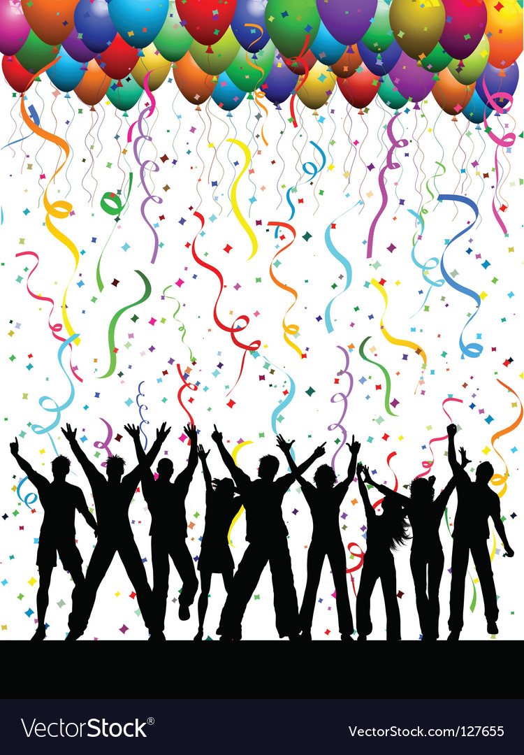 party background royalty free vector image vectorstock party background pictures