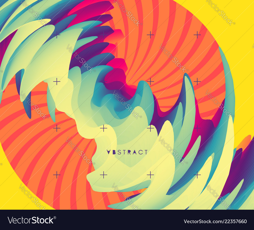 Abstract wavy background with dynamic effect vector image Abstract wavy background with dynamic effect