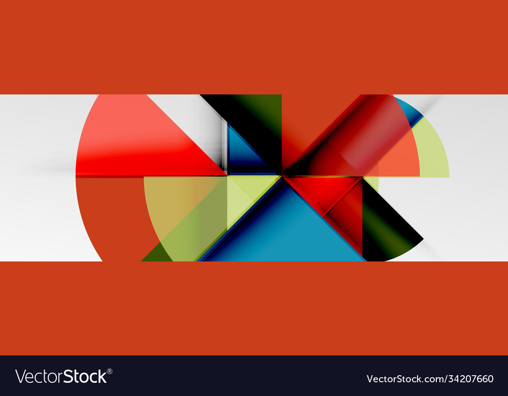 Bright color circles abstract round shapes