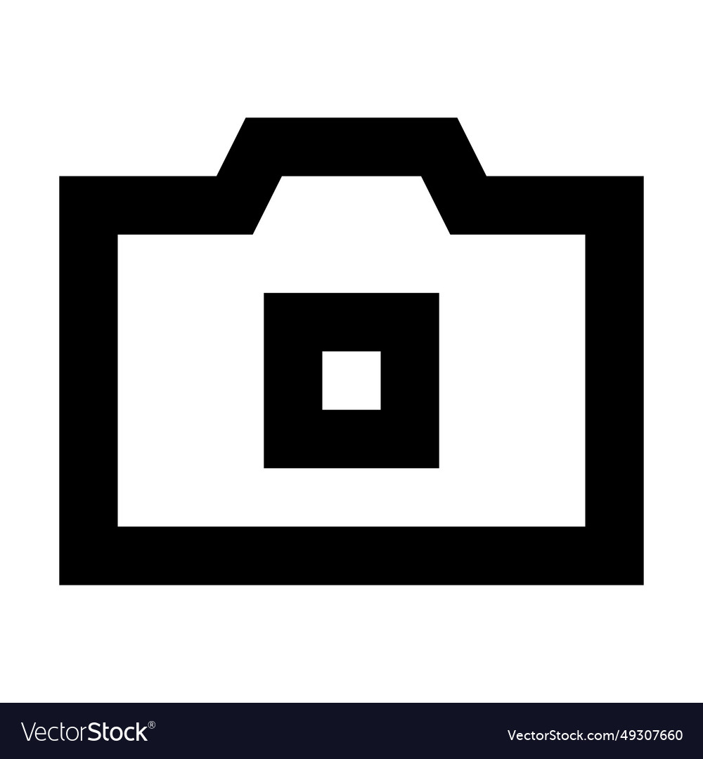 Camera icon suitable for website ui design vector image Camera icon suitable for website ui design