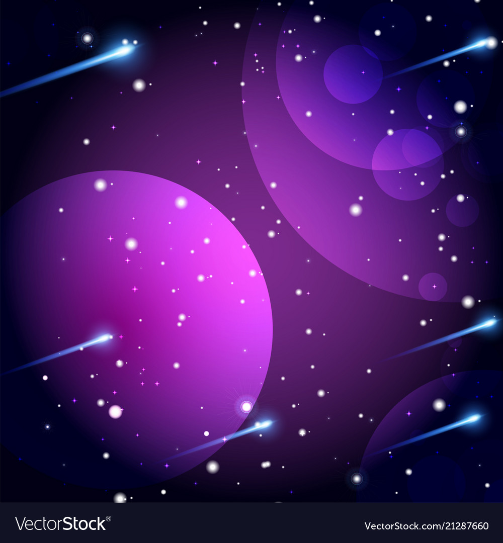 Colorful outer space background astrology