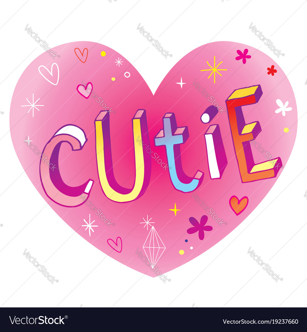 Cutie Royalty Free Vector Image - VectorStock