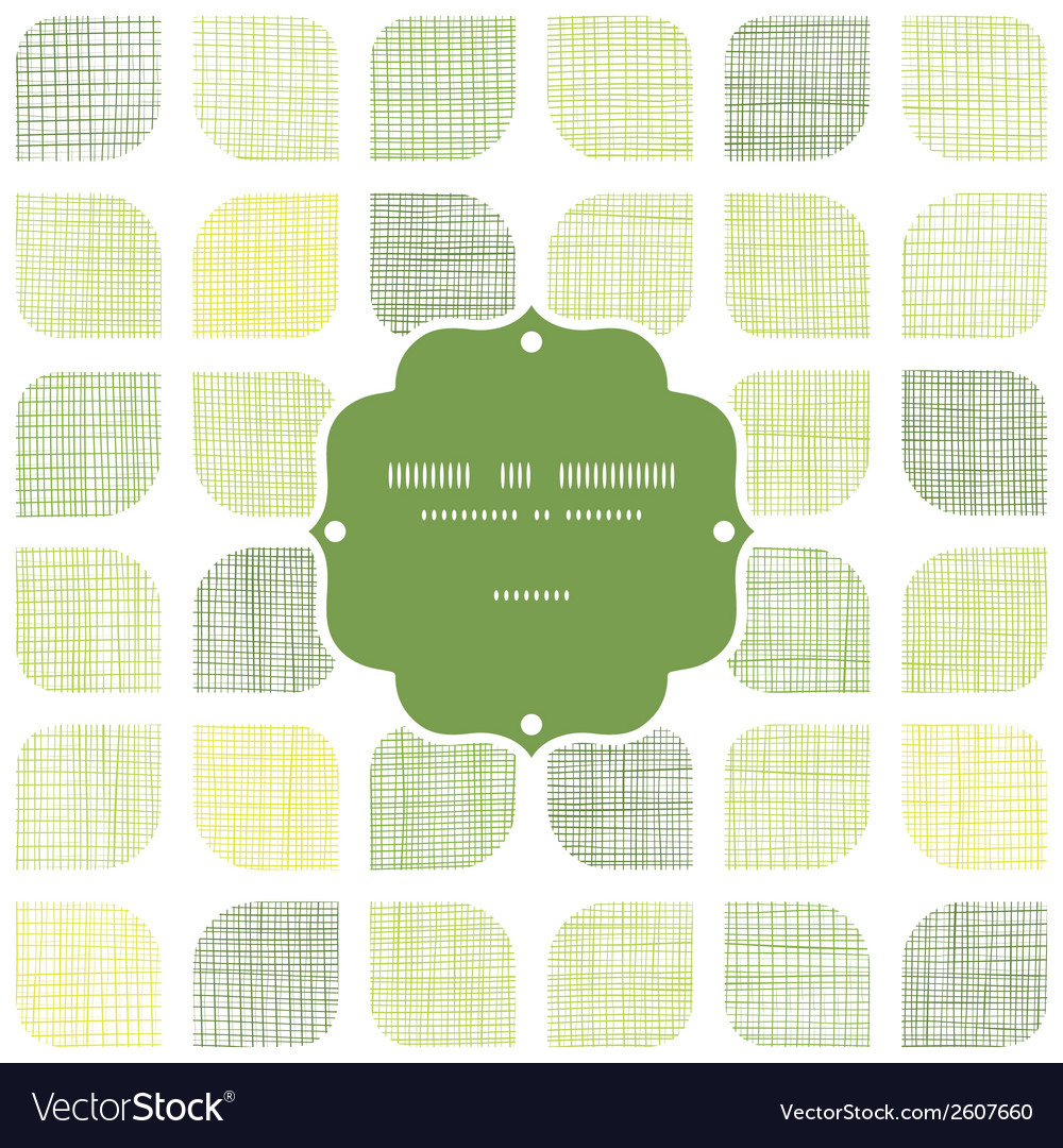 Green Rounded Square Pattern