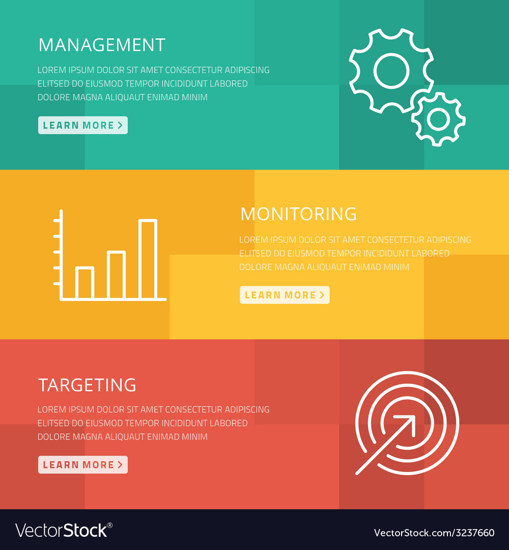 Management Monitoring Dashboard Concept