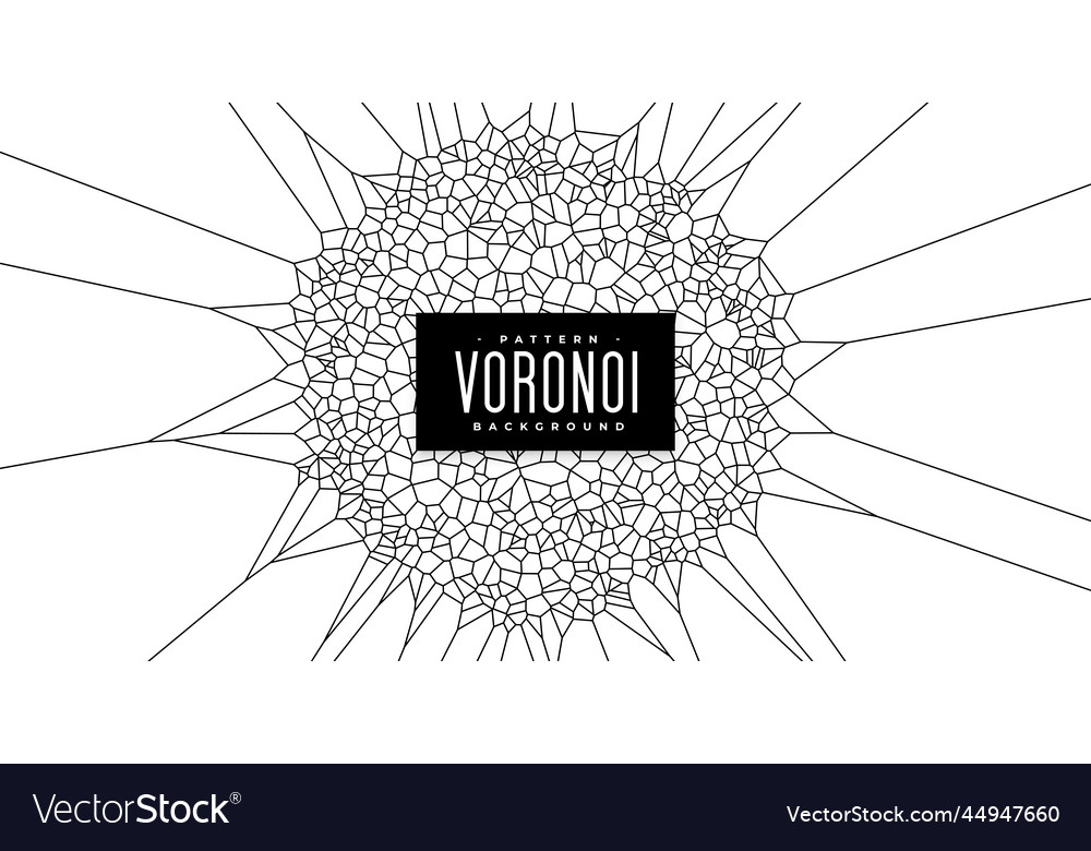 Voronoi abstract pattern background texture
