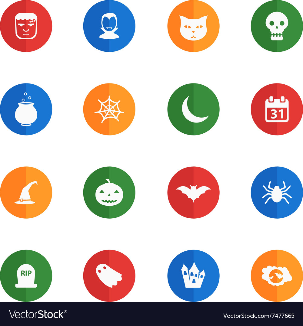 Halloween simply icons