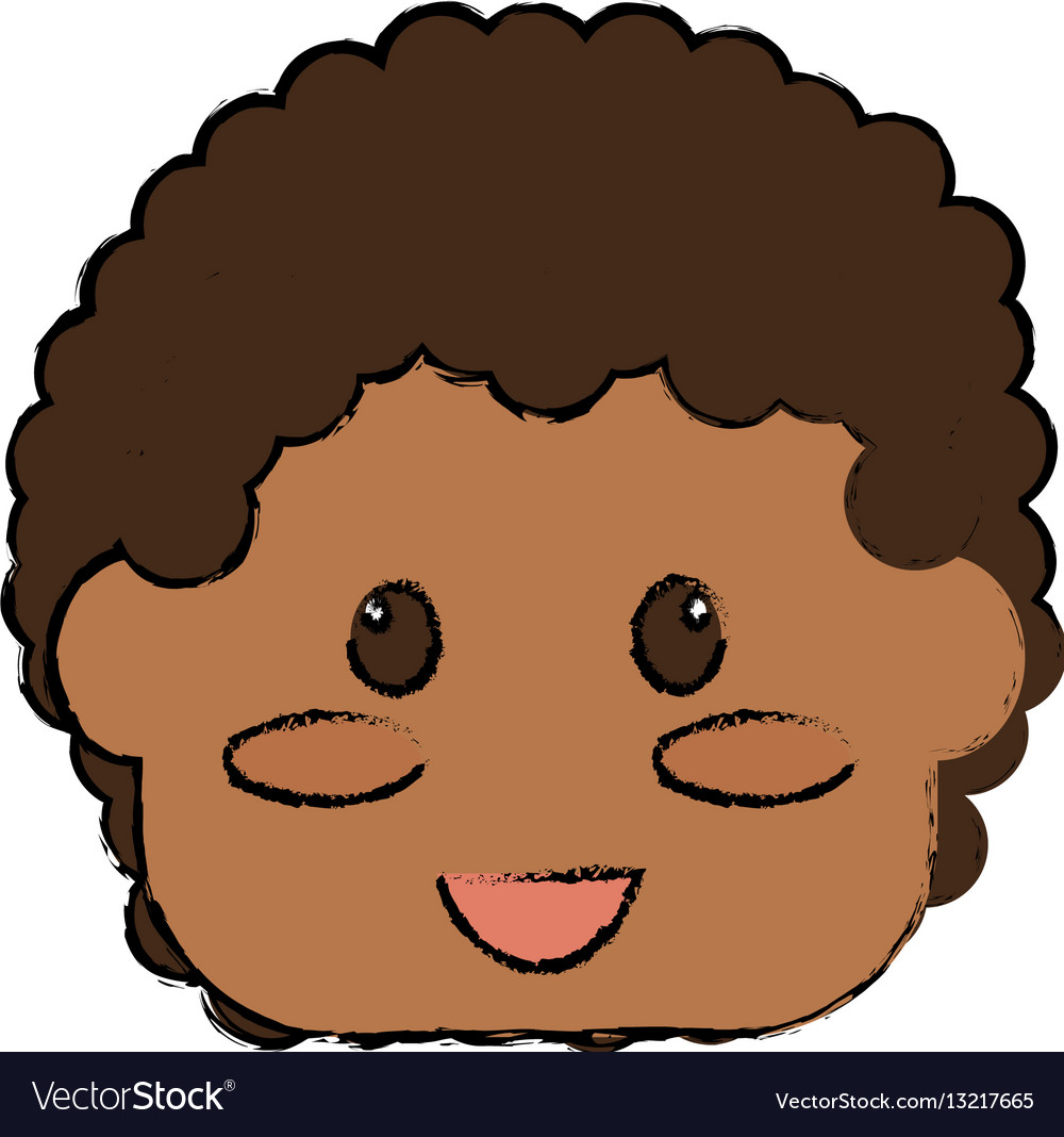 Kid boy face Royalty Free Vector Image - VectorStock