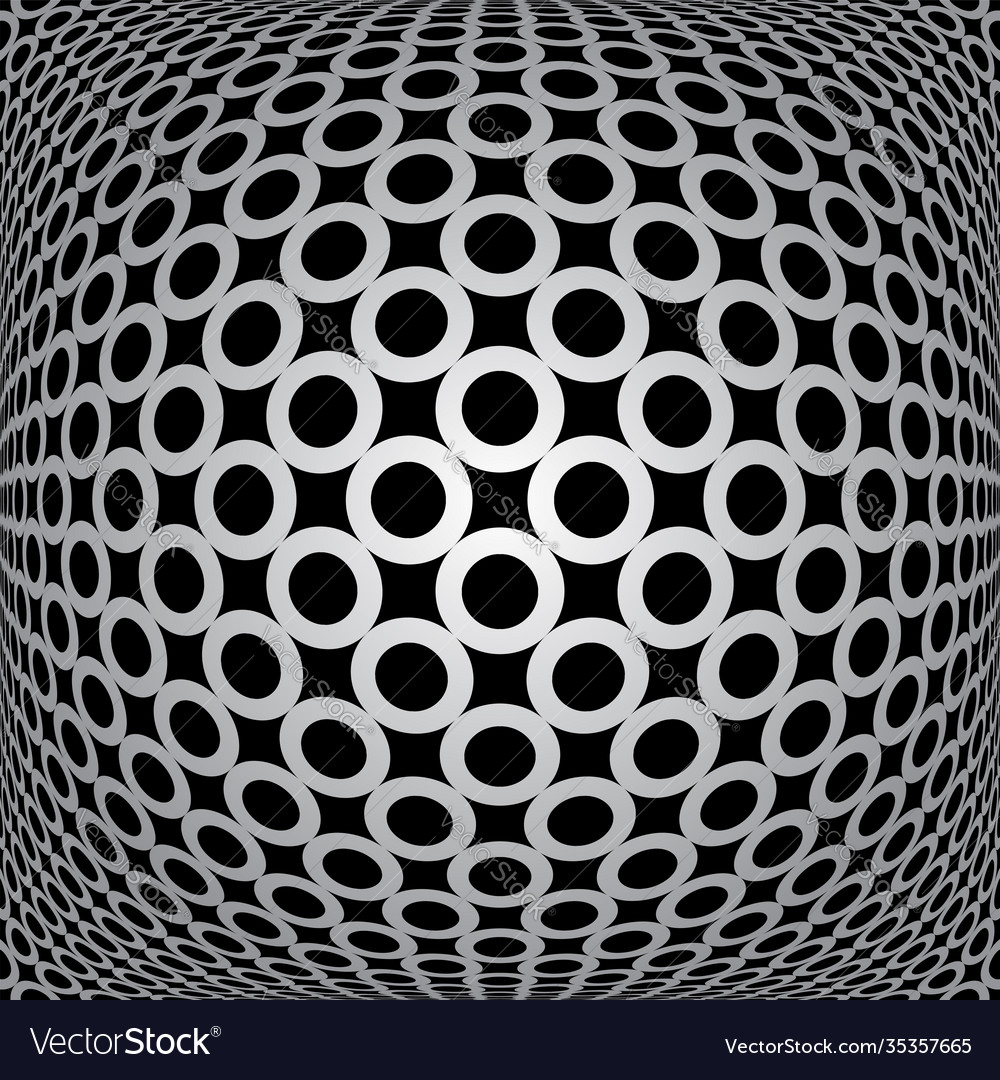 Pattern in 3d spherical shape