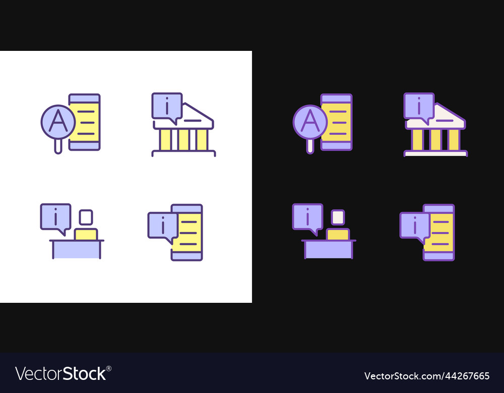 Types of informational support pixel perfect