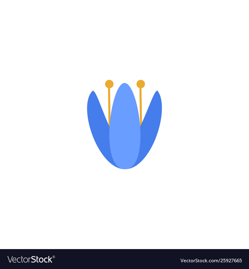 Universal flower icon to use in web and mobile ui vector image Universal flower icon to use in web and mobile ui