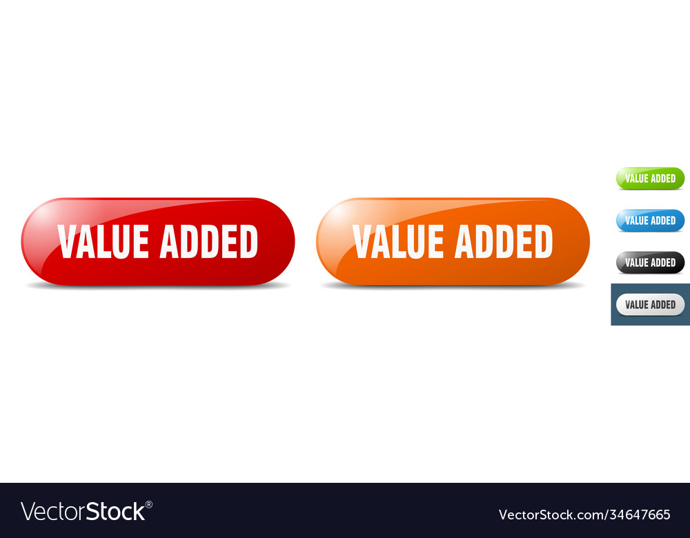 Value added button key sign push set