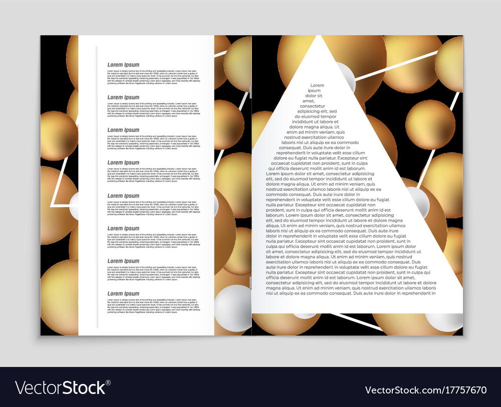 Abstract layout background set for art