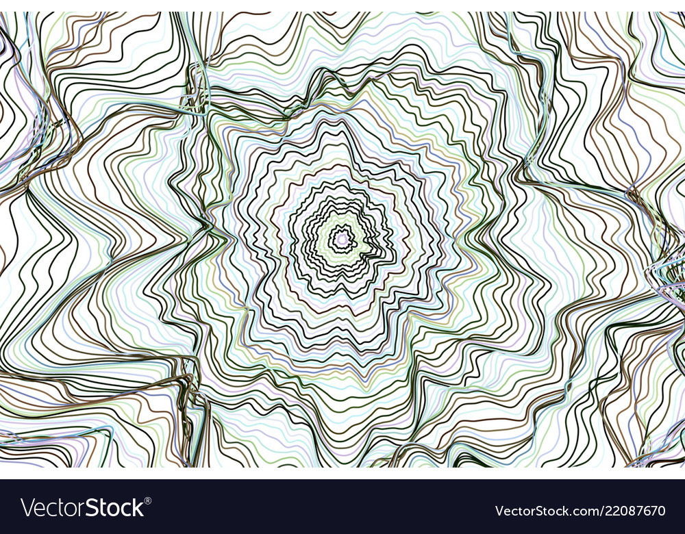 Abstract messy lines wave geometric pattern