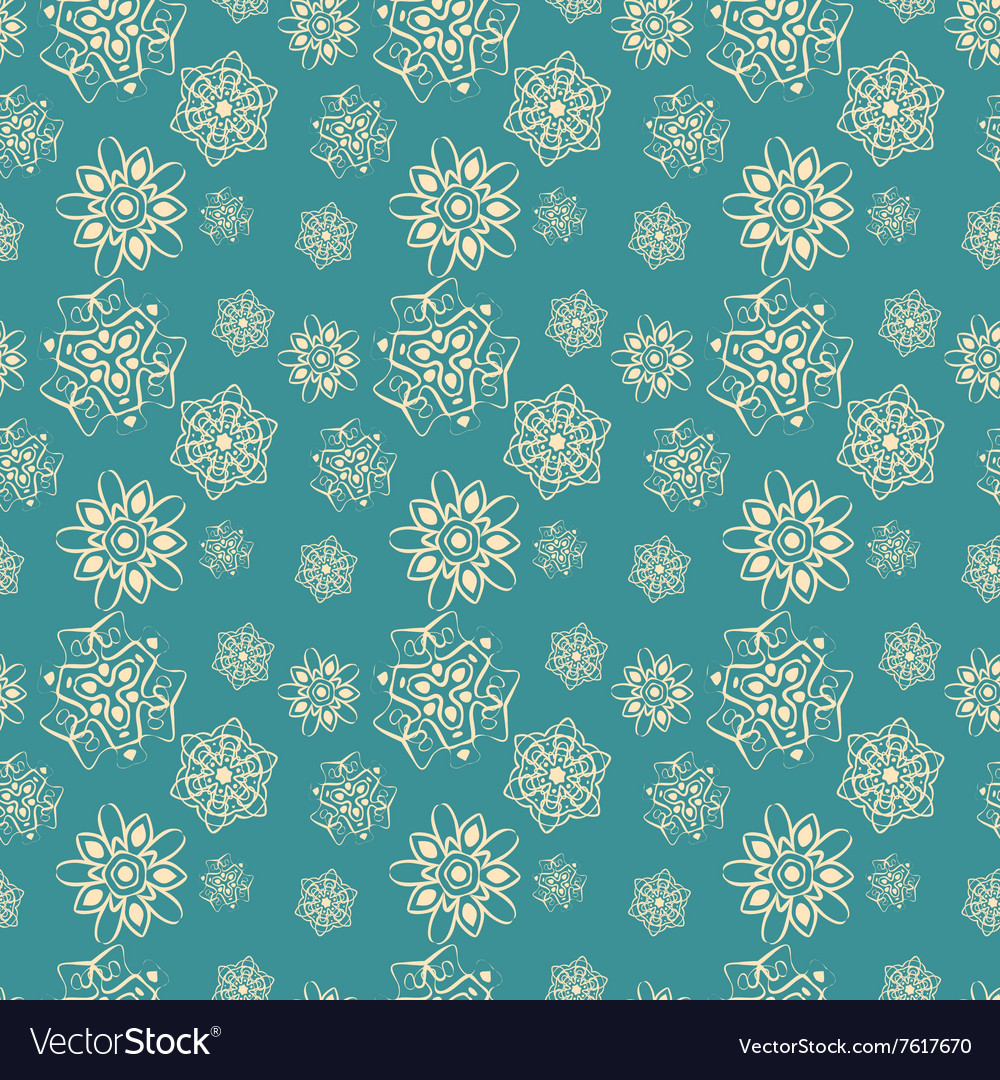 Abstract seamless pattern boho style Royalty Free Vector