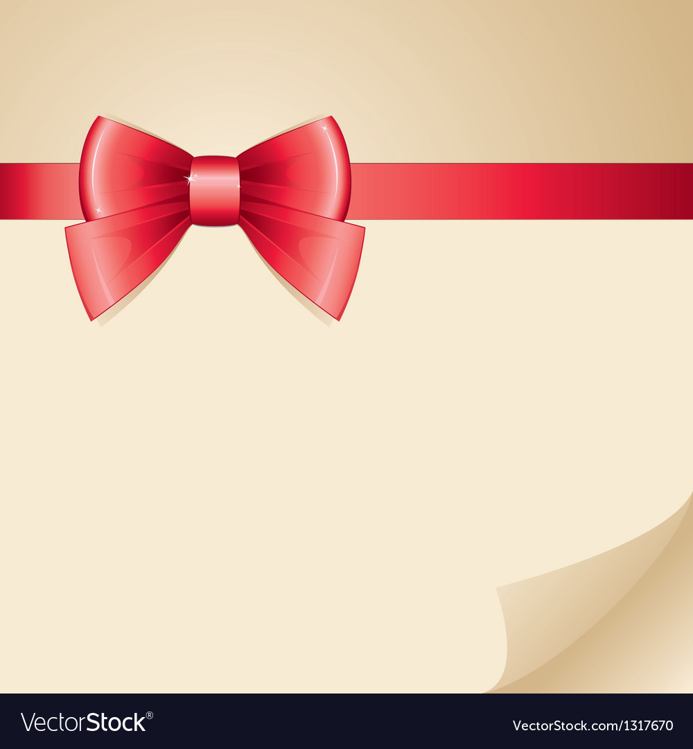 Background with bow