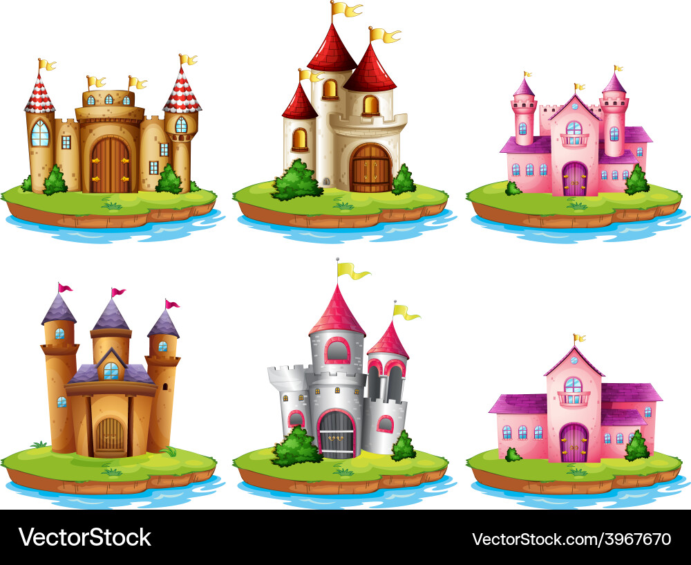 Castles Royalty Free Vector Image - VectorStock