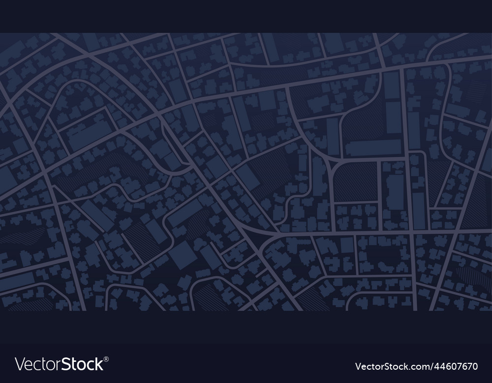 City top view gps map navigation to own house Vector Image