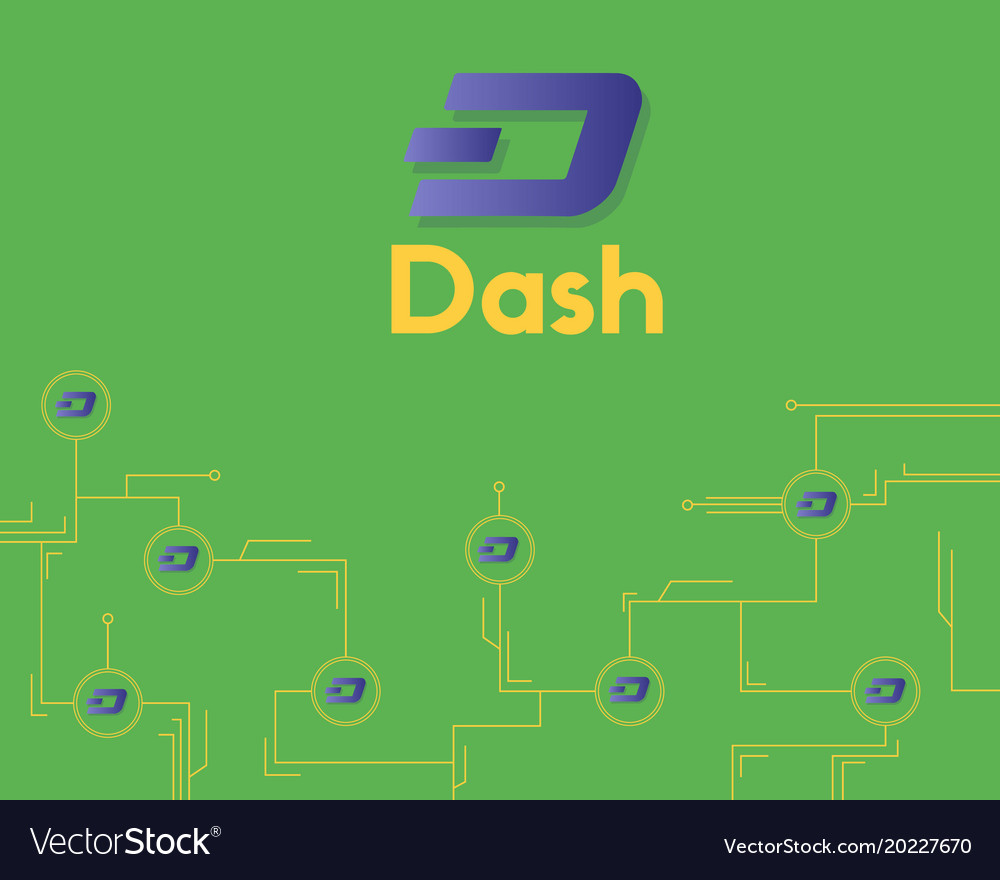 Dash blockchain circuit technology background