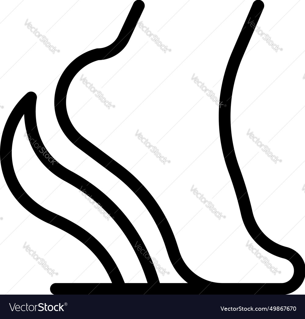 Heel Pain Icon Outline Bone Feet Pain Royalty Free Vector what-causes-pain-on-top-of-the-foot-explained-by-a-foot-specialist