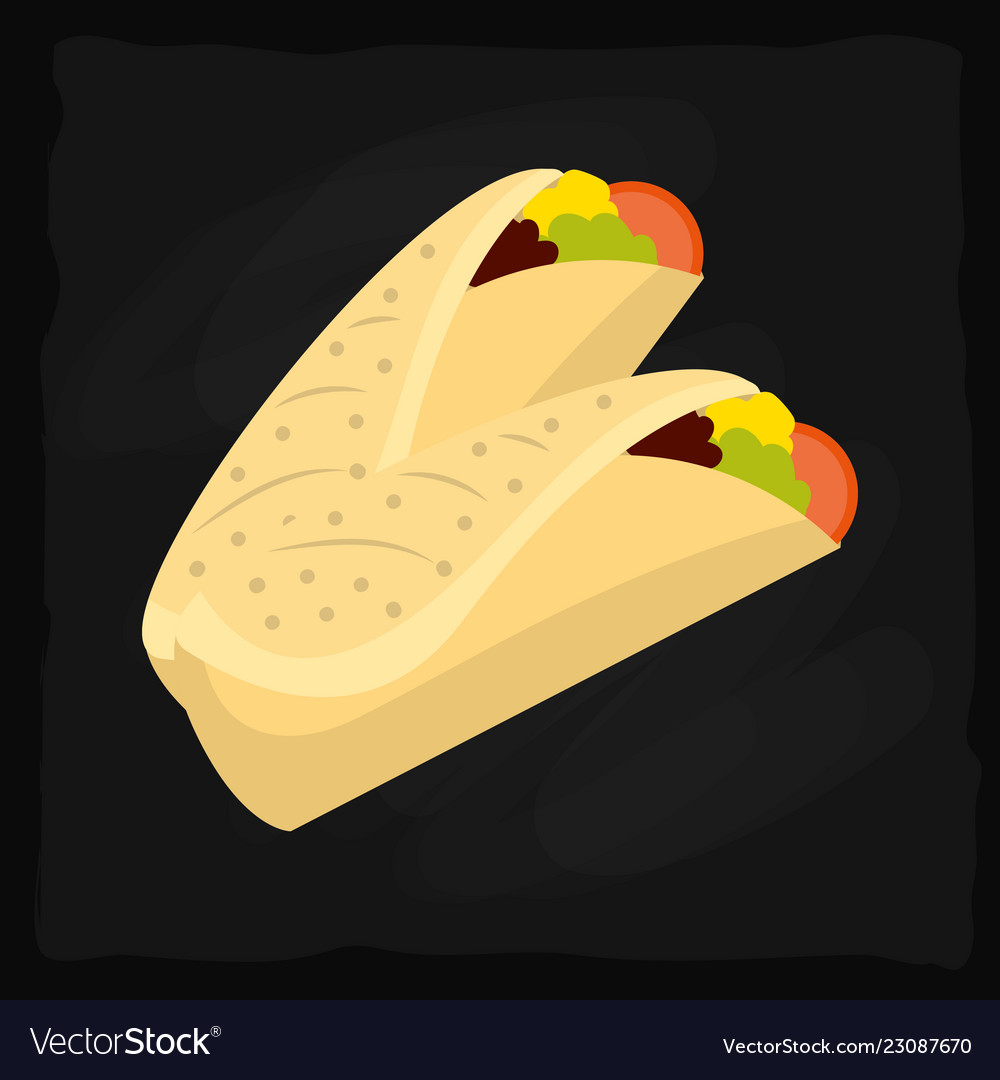 Mexican food gastronomy Royalty Free Vector Image