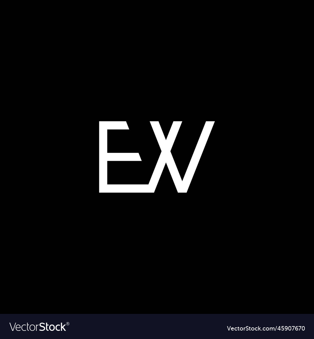 We or ew abstract outstanding professional vector image We or ew abstract outstanding professional