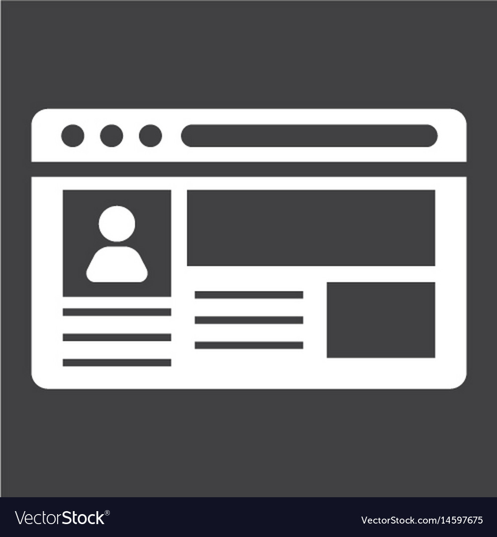 Account Solid Icon - User Profile